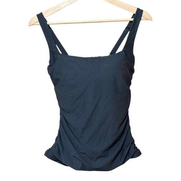 NWOT - Athleta Square Neck Bra Cup Swim Tankini Top - Size 34 B/C - Picture 5 of 7